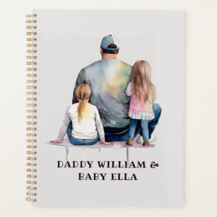 Personalised Dad and Daughters (9) Planner