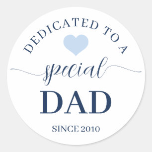 Personalised Dad Bundle Gift Set Classic Round Sticker