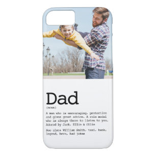 Personalised Dad Definition Photo  iPhone 8/7 Case