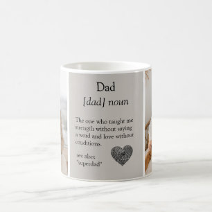 Personalised Dad Definition Photos Mug