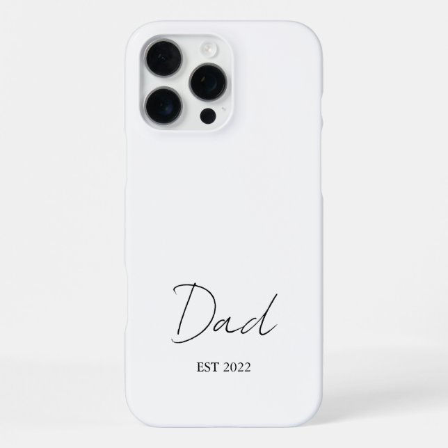 Personalised “DAD Est. [Year]” -  iPhone Case (Back)