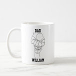 Personalised Dad Father Daddy Gift with Kid's Name Coffee Mug<br><div class="desc">Personalised Dad Coffee Mug Gift,  Present for Daddy Tea Cup,  Fist Bump With Kid's Name,  Father's Day From Child Wife,  Custom Father Kids Hands Children,  New Papa and Baby's First,  Son Daughter Children's Kid Names,  Fathers Baby Child's Son's Daughter's,  Boyfriend Husband Dada Padre One,  Right hand left Christmas Birthday</div>