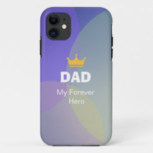 Personalised DAD Holographic iPhone 11 Case