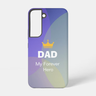 Personalised DAD Holographic Samsung Galaxy Case