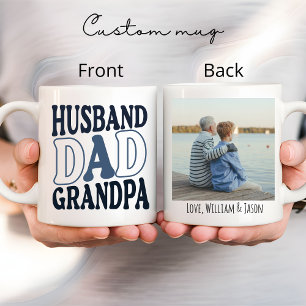 Personalised dad mug, Photo gift mug, Father’s Day Mug