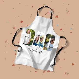 Personalised “DAD my hero” Apron