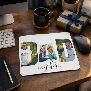 Personalised “DAD my hero” Mousepad