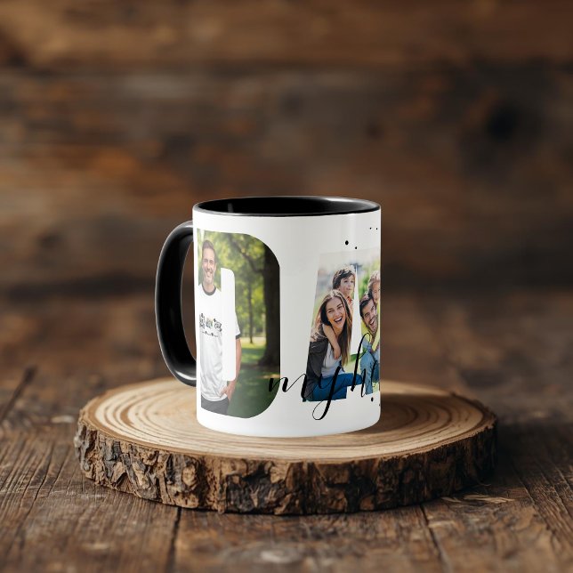 Personalised “DAD my hero” Mug (Creator Uploaded)