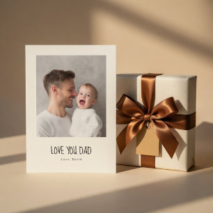 Personalised Dad Photo Card   Custom Father’s Day 