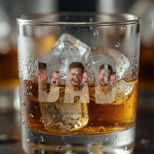 Personalised Dad Photo   Custom Father's Day Gift Whiskey Glass