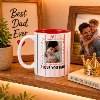 Personalised Dad Photo Mug