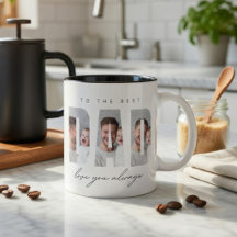 Personalised Dad Photo Mug Gift | Best Dad Ever 