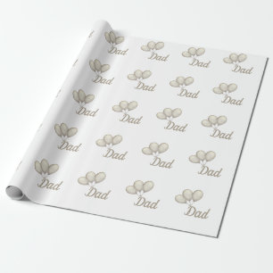 Personalised dad wrapping paper