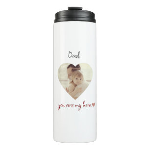 Personalised Dad You Are My Hero Thermal Tumbler
