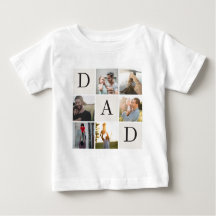Personalised Daddy Baby Shirt 6-12 Months |