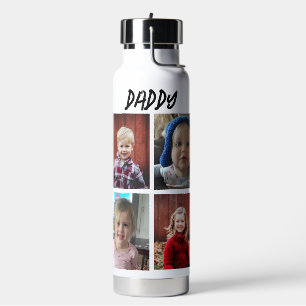 Personalised Daddy Children's Photos Water Bottle