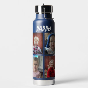 Personalised Daddy   Children's Photos Water Bottle