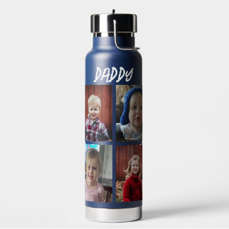 Personalised Daddy | Children's Photos Water Bottle