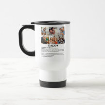 Personalised Daddy Definition 6 Photo Collage
