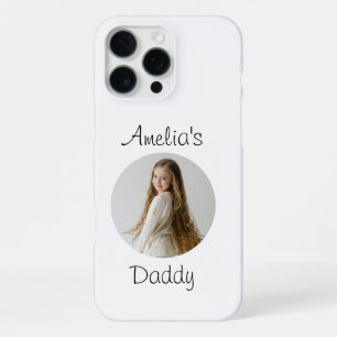 Personalised Daddy Gift – Custom Child Face - iPhone 16 Pro Max Case