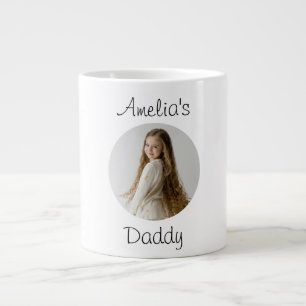 Personalised Daddy Gift – Custom Child Face -  Large Coffee Mug