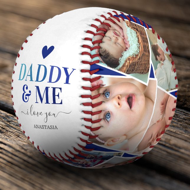 Personalised "Daddy & Me" Photo Baseball (Creator Uploaded)