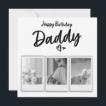 Personalised Daddy Photo Birthday Card - Printed<br><div class="desc">Introducing our "Personalised Daddy Photo Birthday Card" – a heartfelt way to celebrate your dad's special day! This unique birthday card allows you to add a personal touch by including a cherished photo of you and your dad. It's a beautiful keepsake that will surely bring a smile to his face....</div>