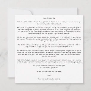 Personalised Daddy Photo Birthday Card - Printed