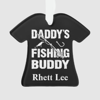 Personalised Daddy's Fishing Buddy Ornament