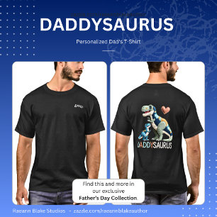 Personalised Daddysaurus T-Shirt