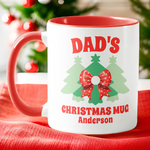 Personalised Dad's Christmas Mug