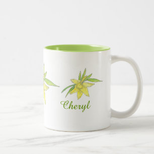 Personalised Daffodil Coffee Mug