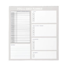 Personalised Daily Planner To Do List Organiser
