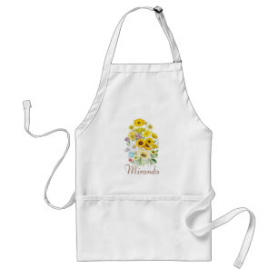 Personalised Daisies Apron