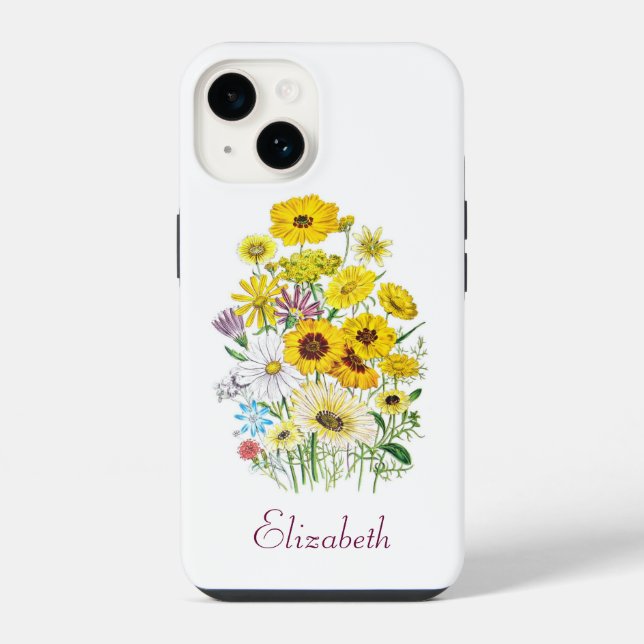 Personalised Daisies  iPhone Case (Back)