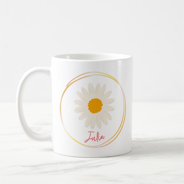 Personalised Daisy Mug Gift   (Left)