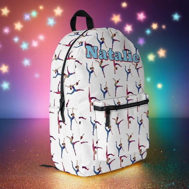 Personalised Dance / Gymnastics Pattern Backpack (Creator Uploaded)