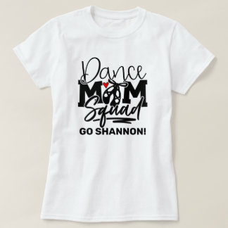 Personalised Dance Mum Squad T-Shirt