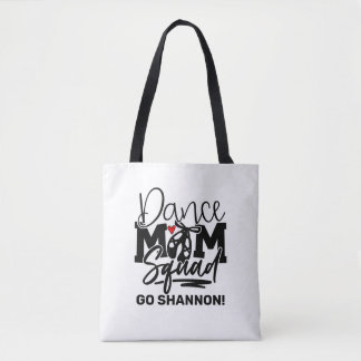 Personalised Dance Mum Squad Tote Bag