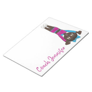 Personalised Dance Teacher Gymnastics Coach Acro Notepad
