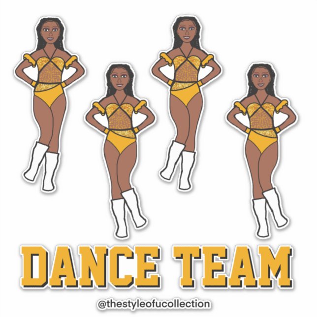 Personalised Dance Team Sunflower Stones (Front)