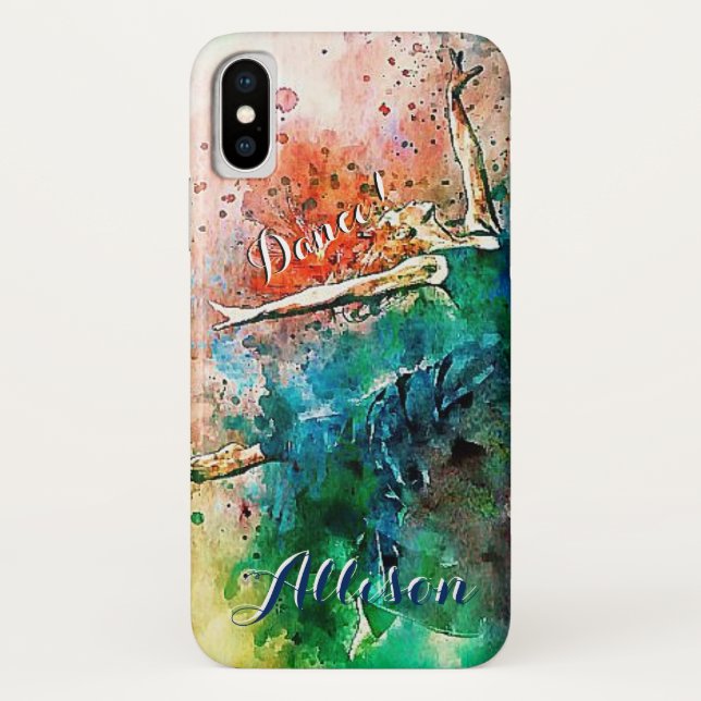 Personalised dancer  Case-Mate iPhone case (Back)