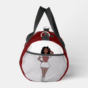 Personalised Dancer Duffle Bag Red Spark #1