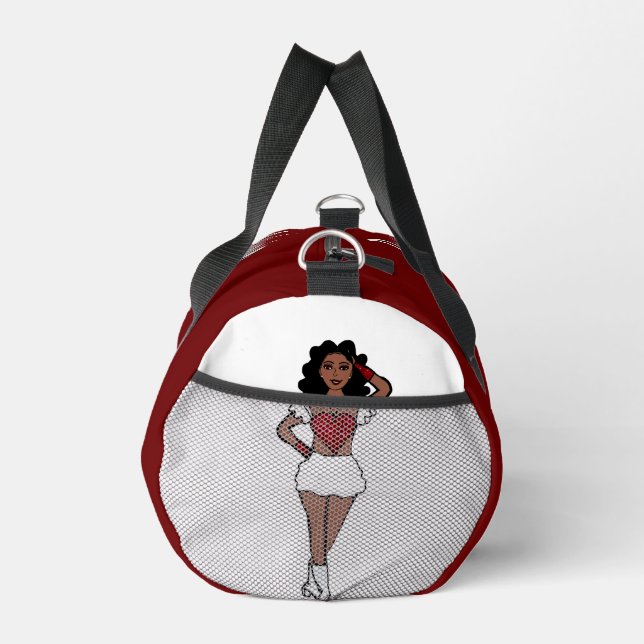 Personalised Dancer Duffle Bag Red Spark #1 (Right)