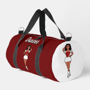Personalised Dancer Duffle Bag Red Spark #2