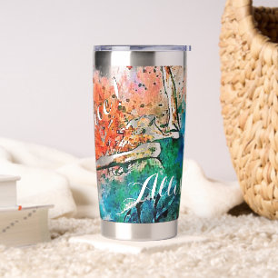 Personalised dancer   insulated tumbler