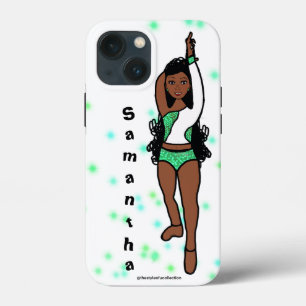 Personalised Dancer iPhone / iPad case Green Spark