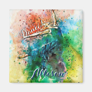 Personalised dancer magnet