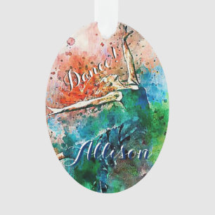 Personalised dancer  ornament