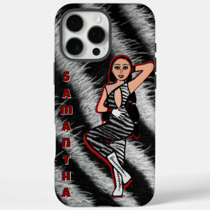 Personalised Dancer Red Zebra #2 iPhone 16 Pro Max Case